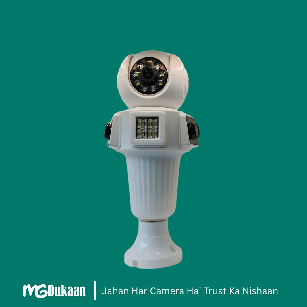 Triple Lens WiFi Camera with LED Light Triple Lens WiFi Camera with LED Light